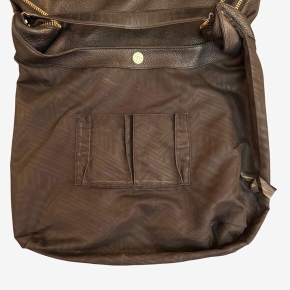 Rebecca Minkoff Classic Hobo Shoulder Bag – Black Pebbled Leather, Gold Hardware - Picture 7 of 13